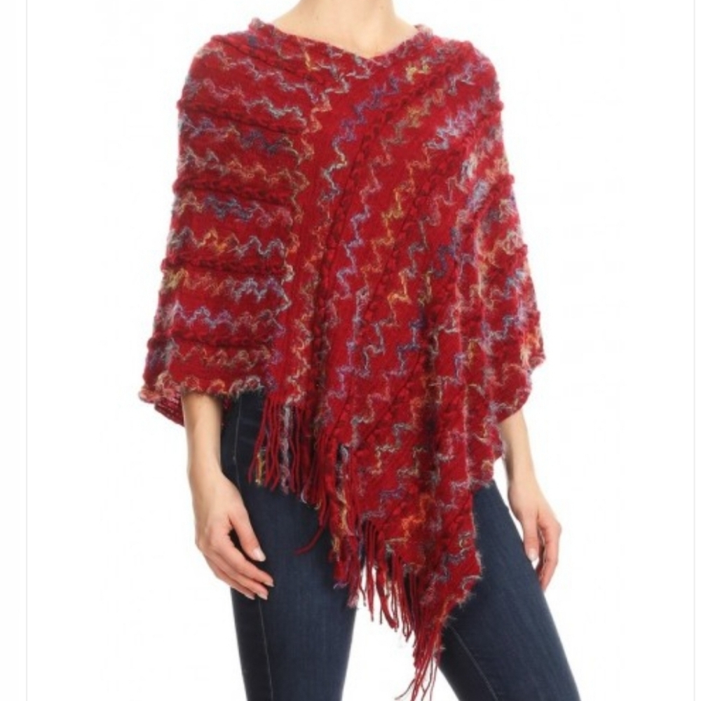 Brand new pullover poncho